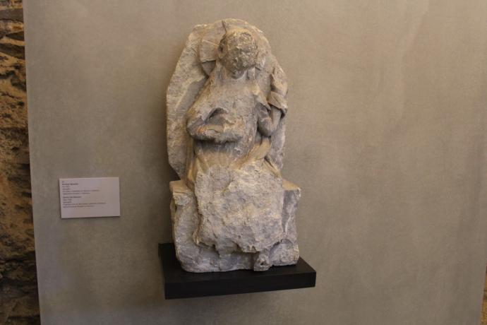 Kristus Spasitel vytvořený po r. 1265, původně umístěný v katedrále sv. Václava. Foto Aleš Spurný